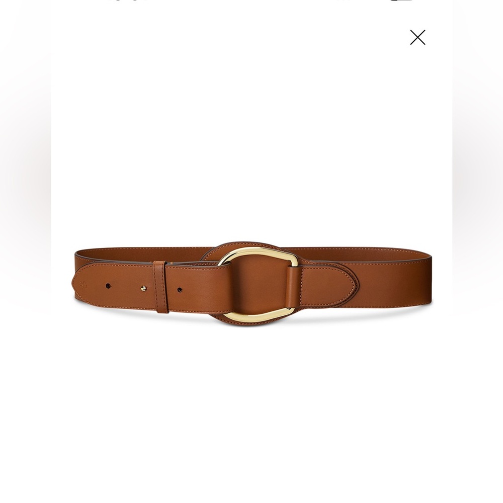 Lauren Ralph Lauren Women's Leather
Wide D-Ring Belt
